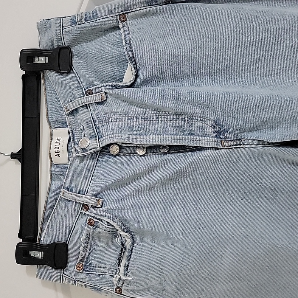 Agolde Riley Slim Crop jeans Sz 26 EUC - Picture 3 of 12